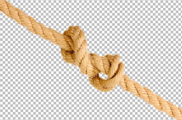 Rope Knot PNG – Tied Rope Transparent Image