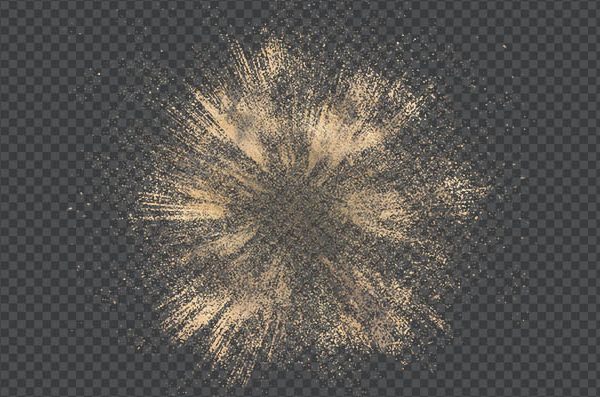 Dust Ground Impact PNG – Transparent Dust Hit Effect