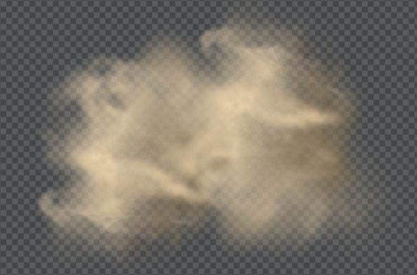 Dust Smoke Effect PNG – Transparent Dust Smoke Overlay