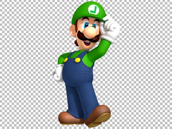 Luigi Standing Pose PNG Transparent Background β HD Free Download