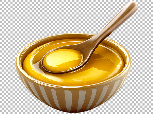 Pure Organic Ghee Bowl PNG – Transparent HD Download