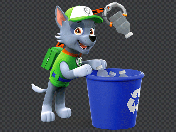 Rocky Eco Dog Paw Patrol PNG Transparent Background