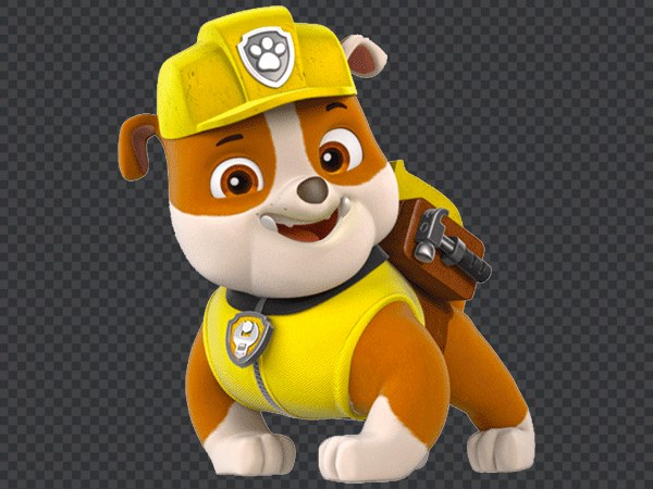 Rubble Paw Patrol PNG Transparent Background