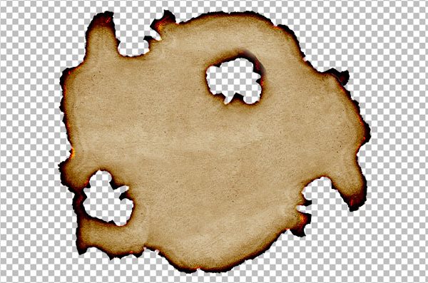 Burned Paper Transparent PNG – Realistic Fire Edge Background