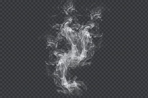 Realistic Smoke Overlay PNG for Photo Editing