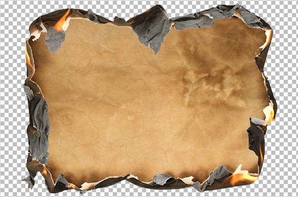 Paper Burn Transition PNG – Fire Burn Effect Transparent