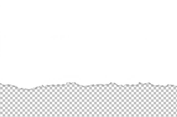 Ripped Paper PNG – Torn Paper Edge Transparent Background