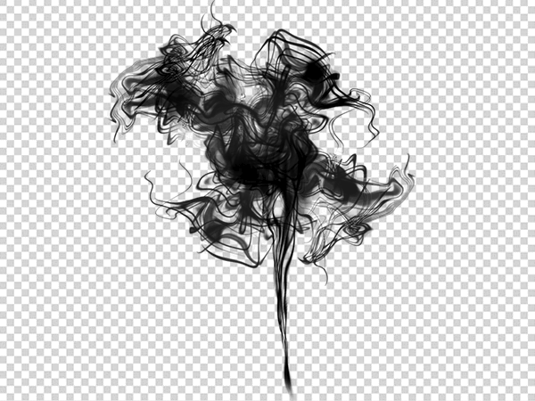 Black Smoke Effect PNG Transparent Background | HD Smoke Overlay Free Download