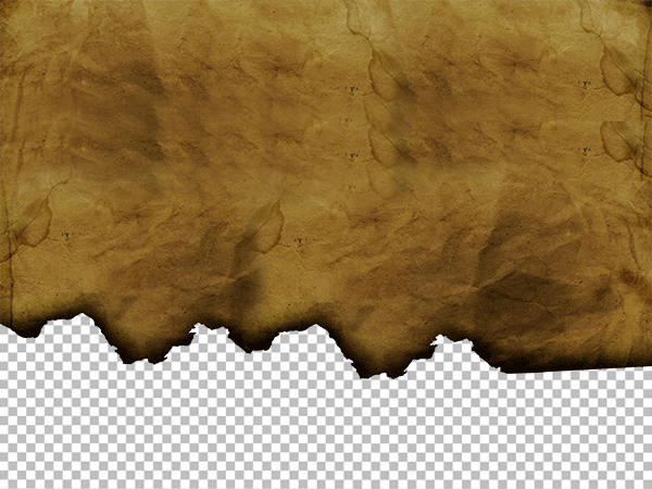 Old Burnt Paper PNG Transparent Background