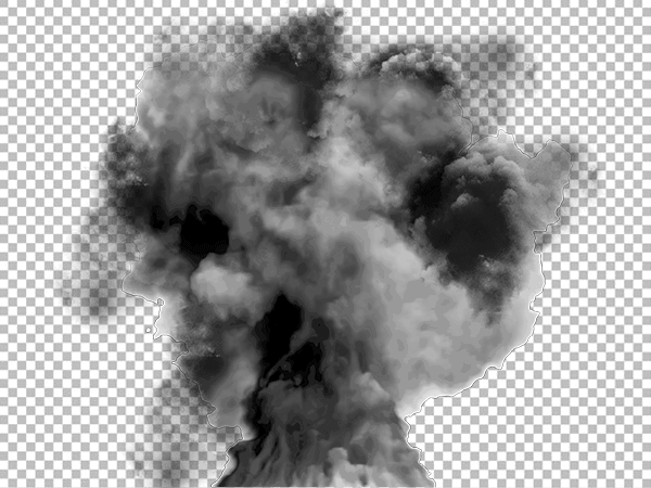 Blast Smoke Effect Transparent Overlay - Explosion Smoke PNG