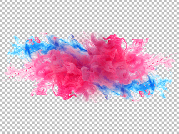 Colored Smoke Burst PNG Transparent Background Free Download