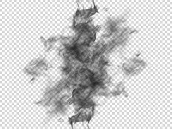 Diffused Black Smoke PNG | Smooth Smoke Overlay Transparent HD