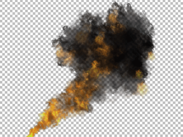 Burning Smoke PNG | Fire Smoke Effect Transparent Overlay