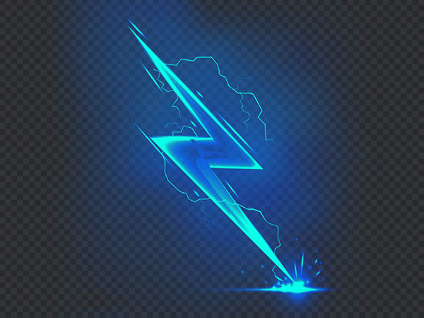 Lightning Esport Logo PNG Transparent – Electric Gaming Logo HD