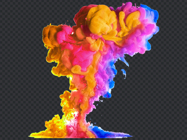 Magic Smoke Burst PNG Transparent | Color Smoke Effect HD Free