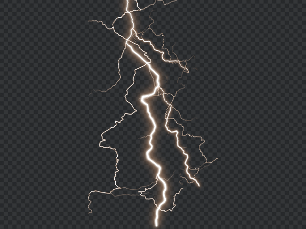 Night Sky Lightning PNG Transparent Background – Storm Lightning HD