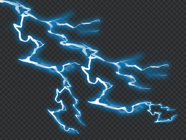Thunder Effect Gaming PNG Transparent – Electric Lightning HD