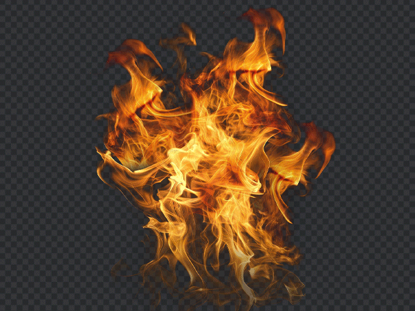 Fire Effect PNG for Photoshop Editing – HD Transparent Background