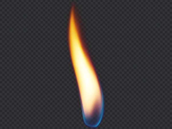 Gas Lighter Flame PNG Transparent Background – Realistic Fire Effect HD