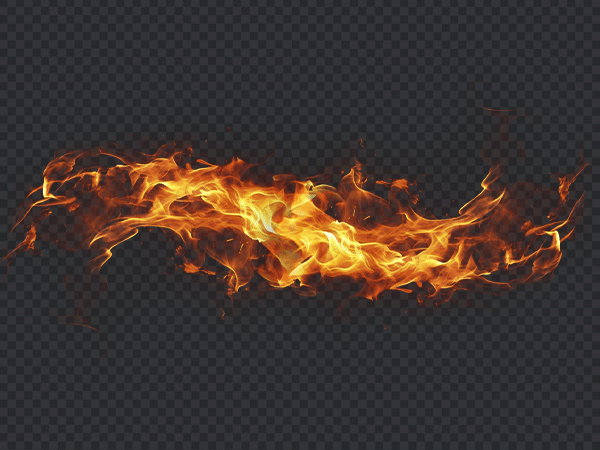 Orange Fire Flame PNG Transparent Background – HD Free Download