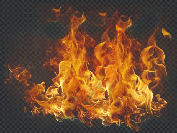 Realistic Big Fire PNG Transparent – Intense Flame Effect HD Download