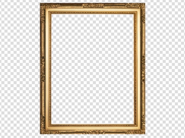 Gold Photo Frame PNG Free Download HD Transparent Background