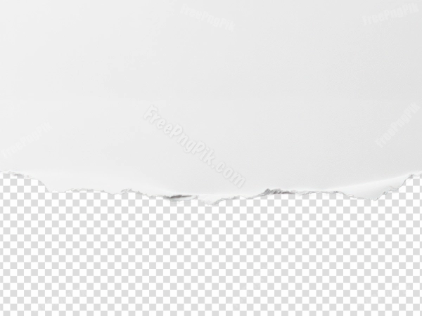 Torn Edge Paper Texture PNG with Ripped Effect