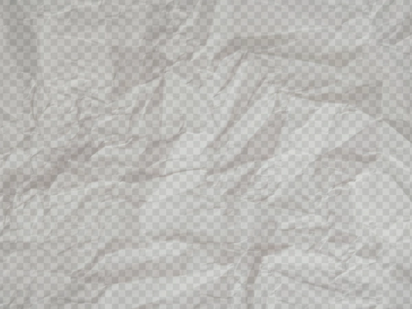 White Crumpled Paper Texture PNG Transparent Background Free Download