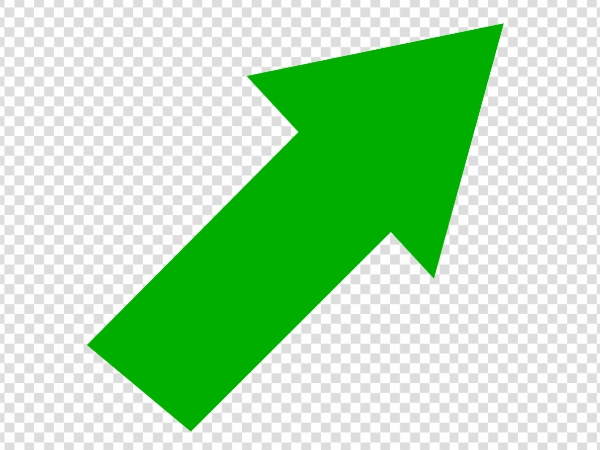 Directional Green Arrow PNG Transparent Background Download