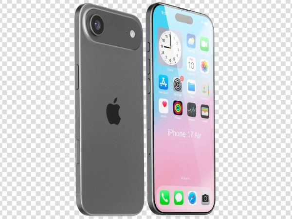 iPhone 17 Air Back and Front View PNG – Free Transparent Apple Phone Image
