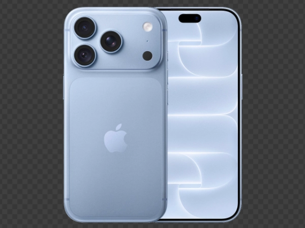 Blue iPhone 18 Pro PNG – Transparent Phone Image