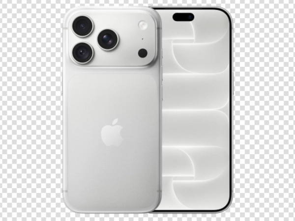 White iPhone 18 Pro PNG – Transparent Phone Image